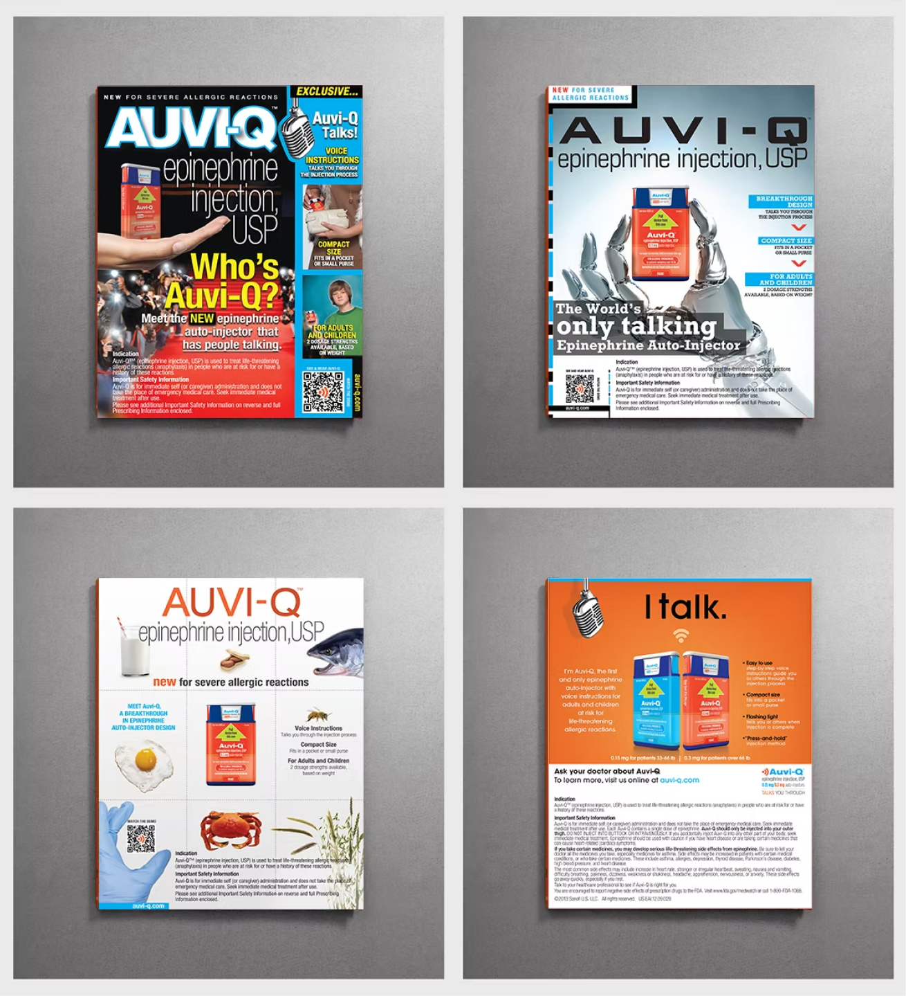 Auvi-Q print ads