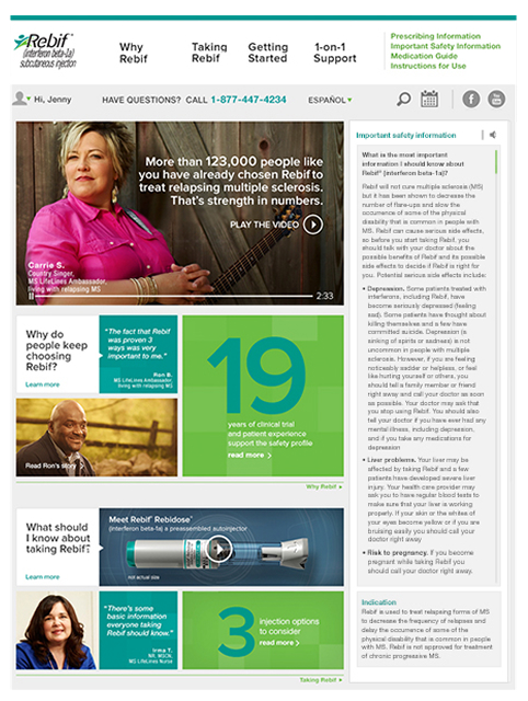 Rebif campaign
